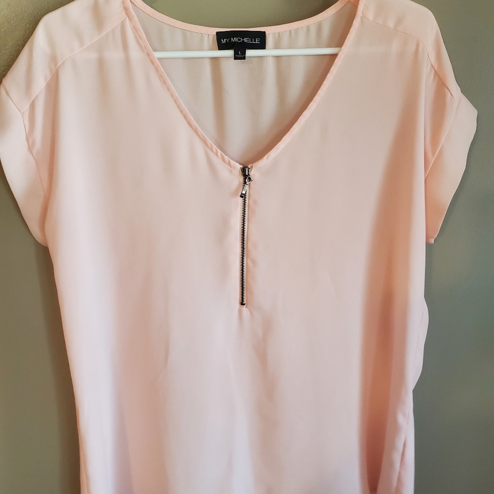 My Michelle Brand Light Pink Gently Used Top